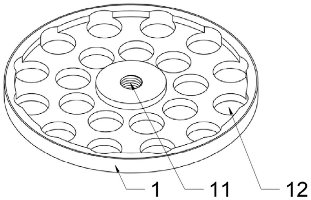 Welding tool for airflow plate and hook of turbojet engine