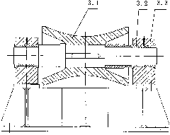 Feeding process and feeding device for straightening machine