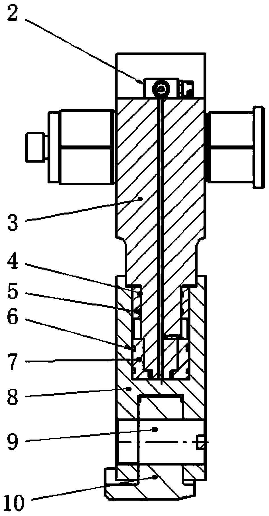 Height-adjustable coal cutter supporting assembly