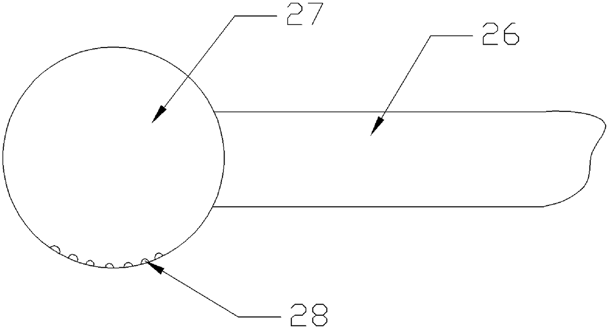 Plastic part processing device