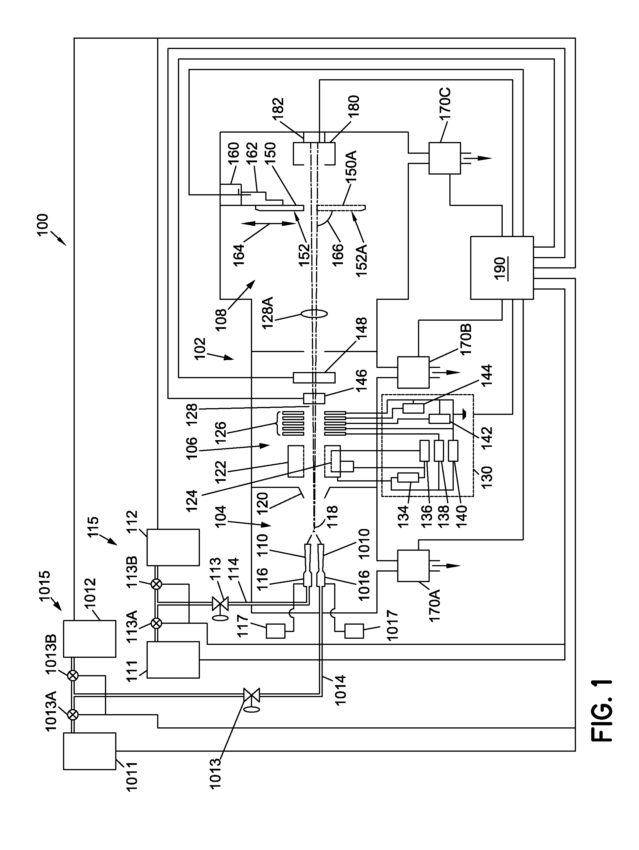 Gas cluster ion beam system with cleaning apparatus