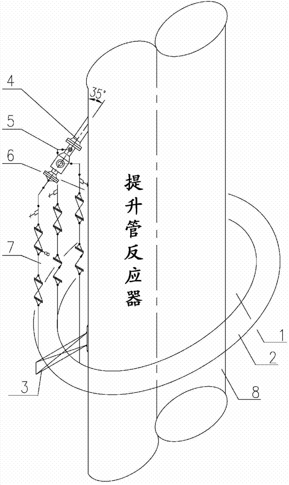 Design method of feed nozzle of catalytic cracking device