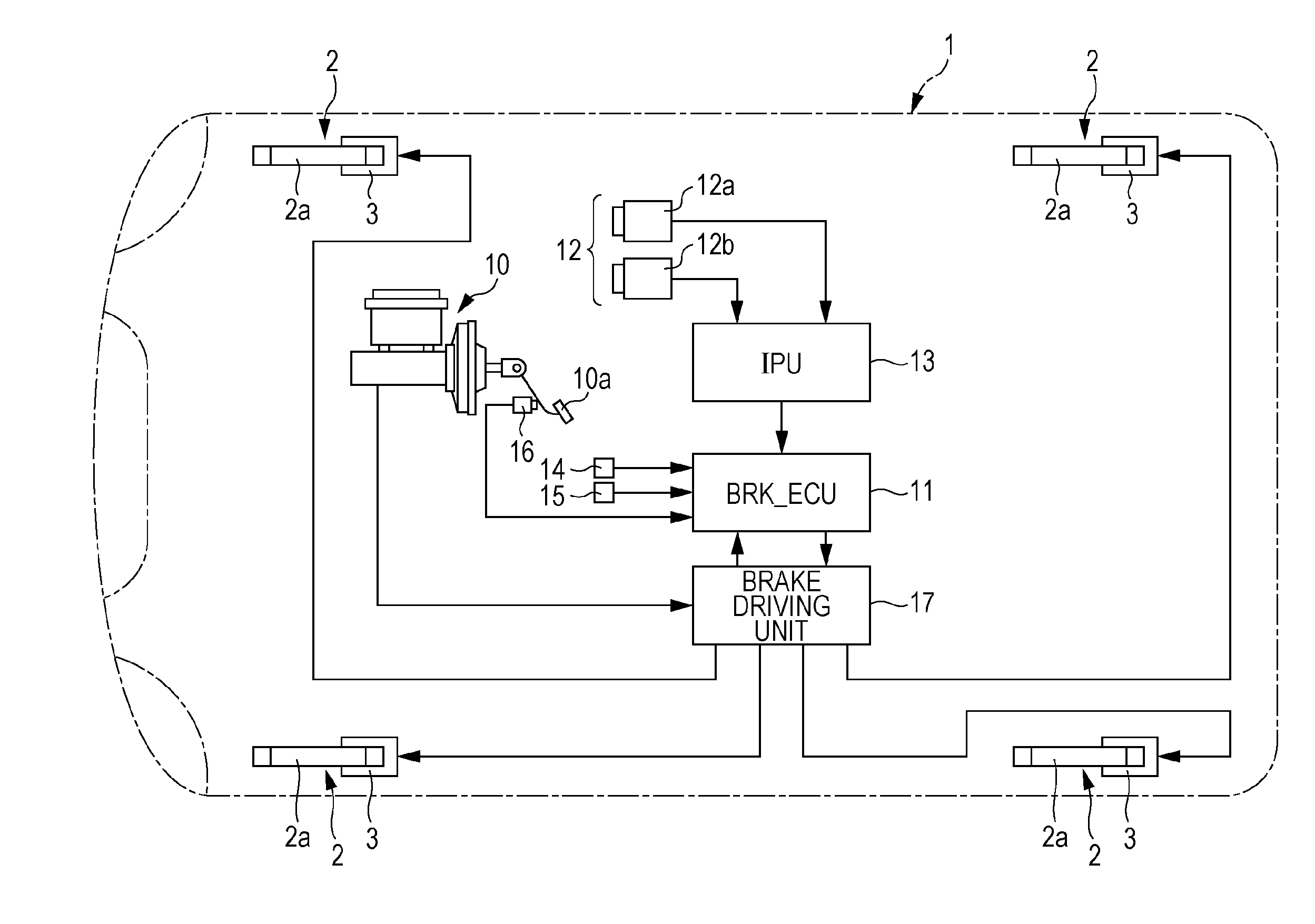 Vehicle brake pressure controller