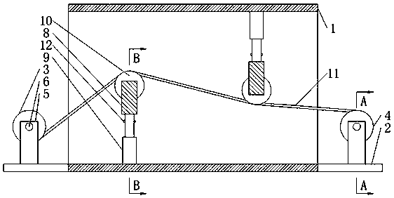 Wire oxidation film grinding device