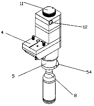 Intelligent integrated valve for filling and capping