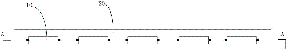 Packaging device, LED lamp strip, backlight module, display device and packaging method