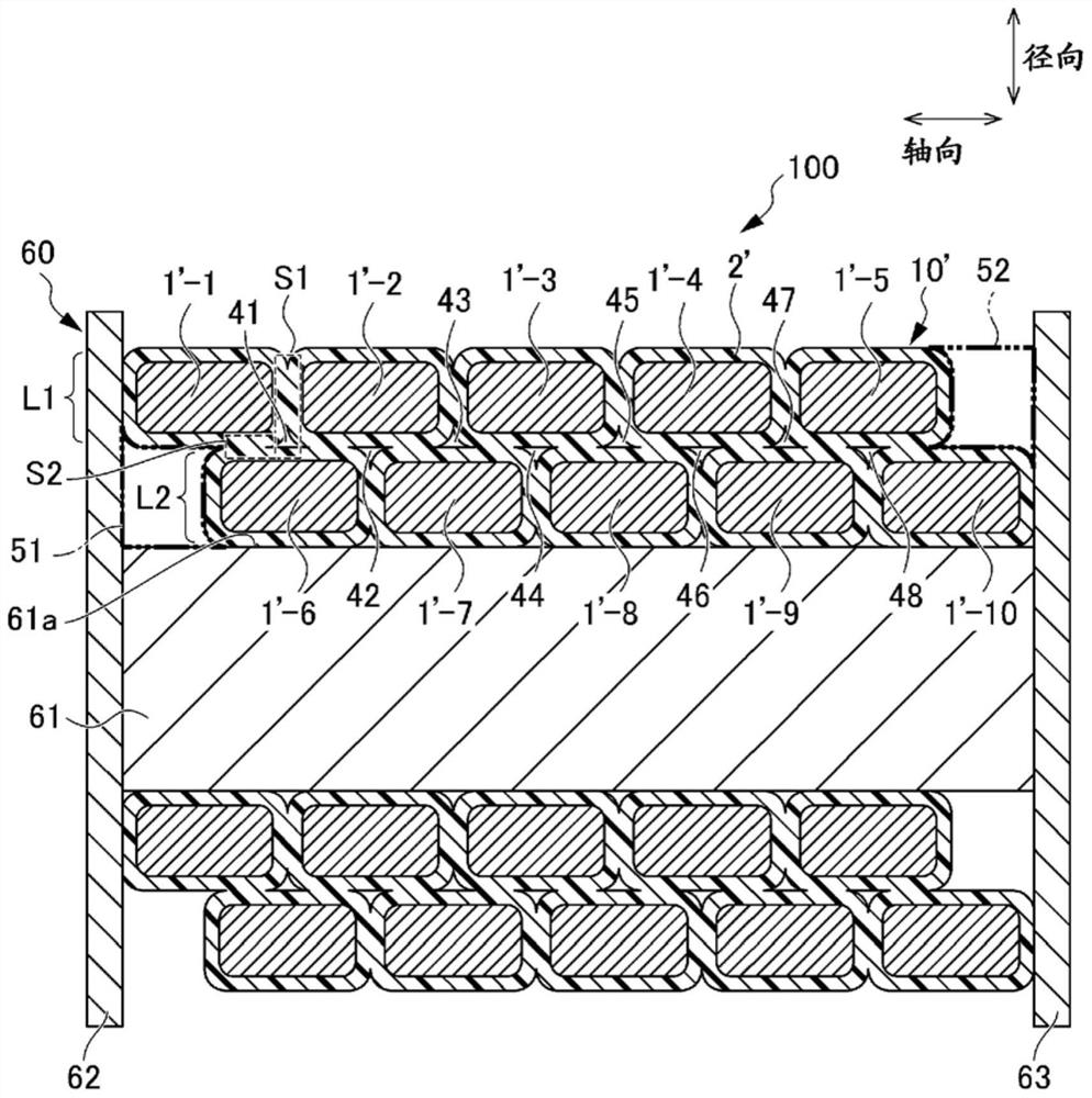 Superconducting coil, method for manufacturing same, and superconducting flat wire for superconducting coil