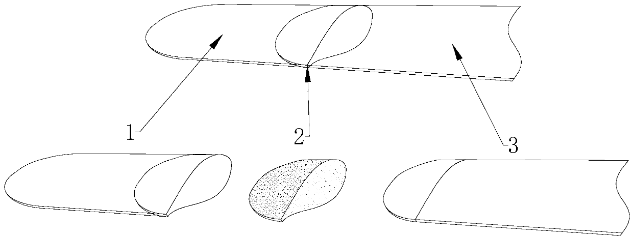 Wind power blade tip lengthening method