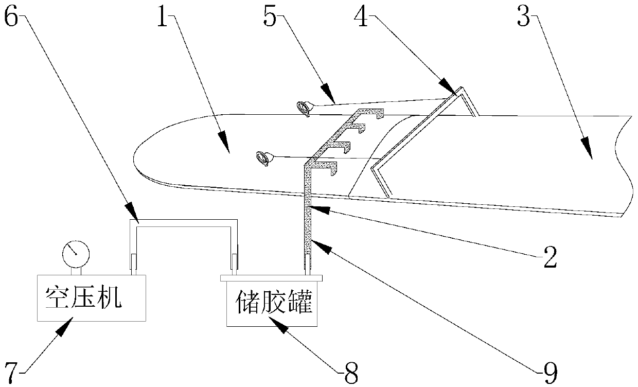 Wind power blade tip lengthening method