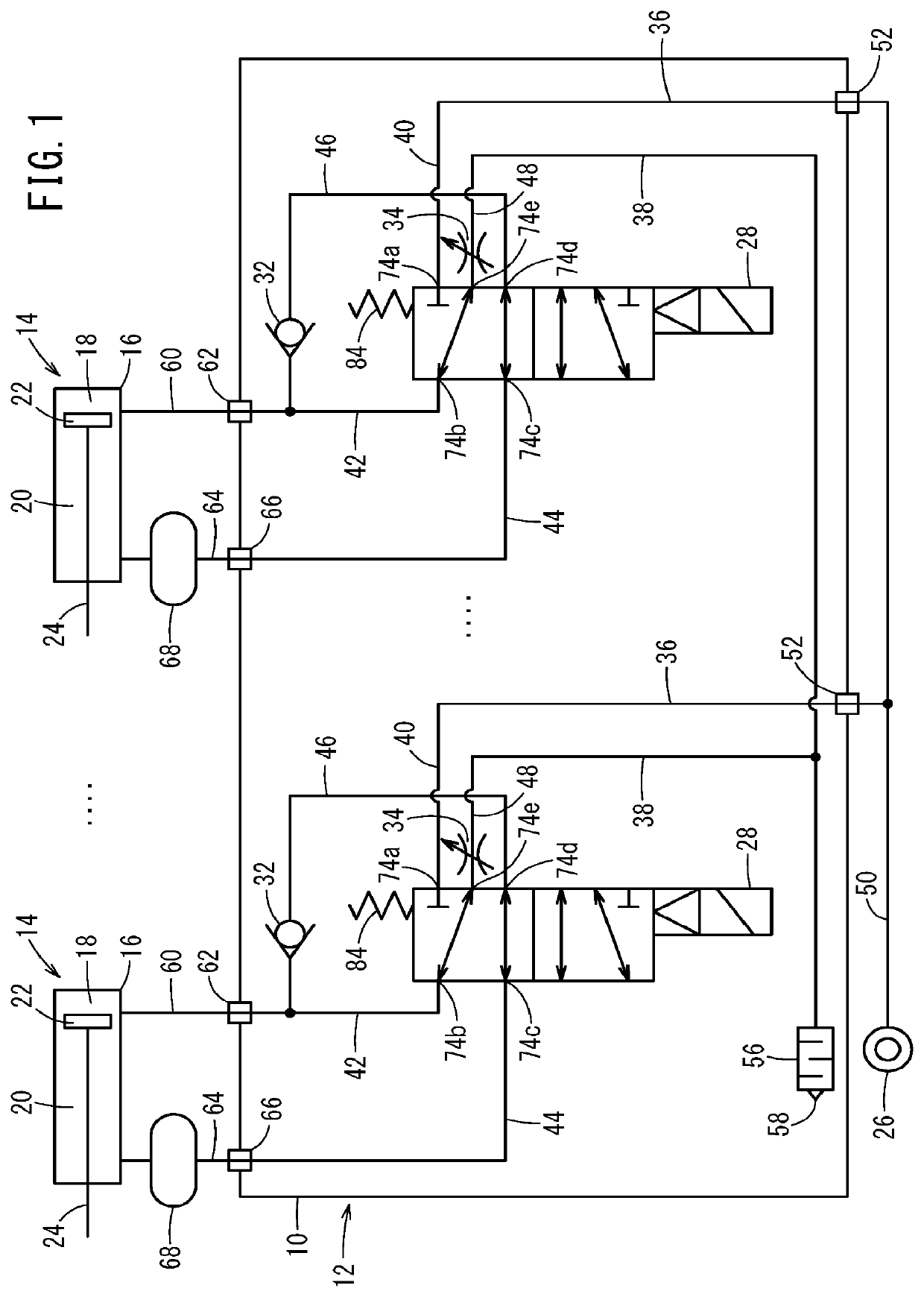 Cylinder drive manifold device and cylinder drive apparatus