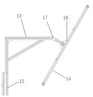 Back projection reflecting system fixing device