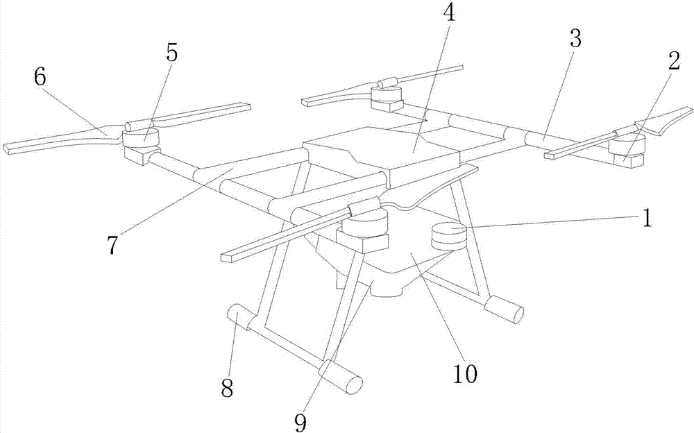 Unmanned spraying plane for agriculture