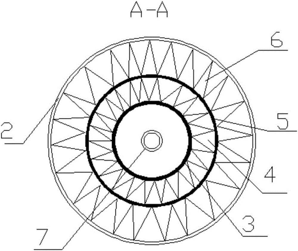 Two-stage integrated composite filter element for oil product filtering