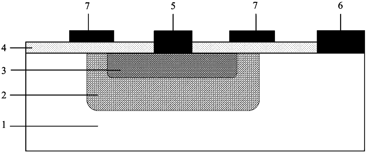 Mercury cadmium telluride avalanche diode detector capable of modulating surface energy band