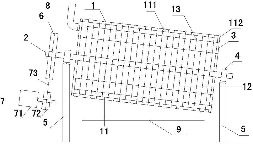 Automatic spreading and airing device for wine making materials