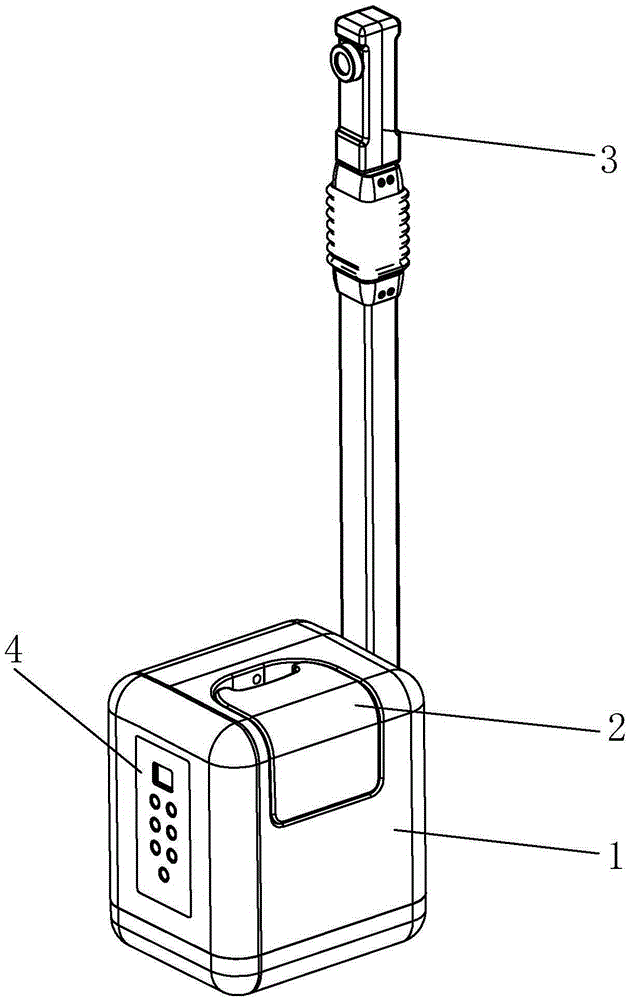 Cosmetic spraying machine with separated water tank