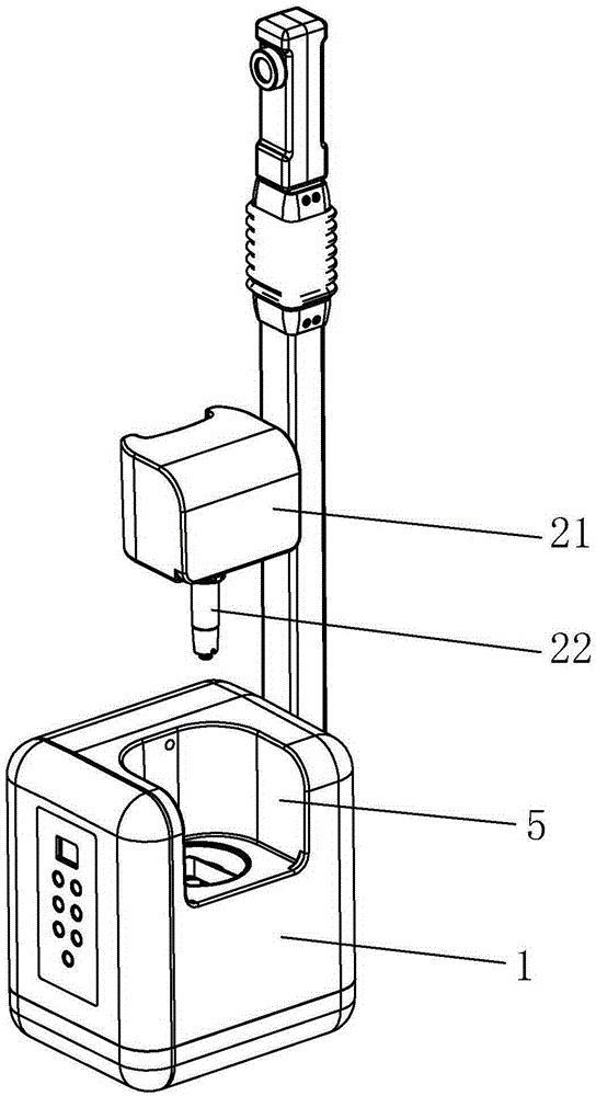 Cosmetic spraying machine with separated water tank