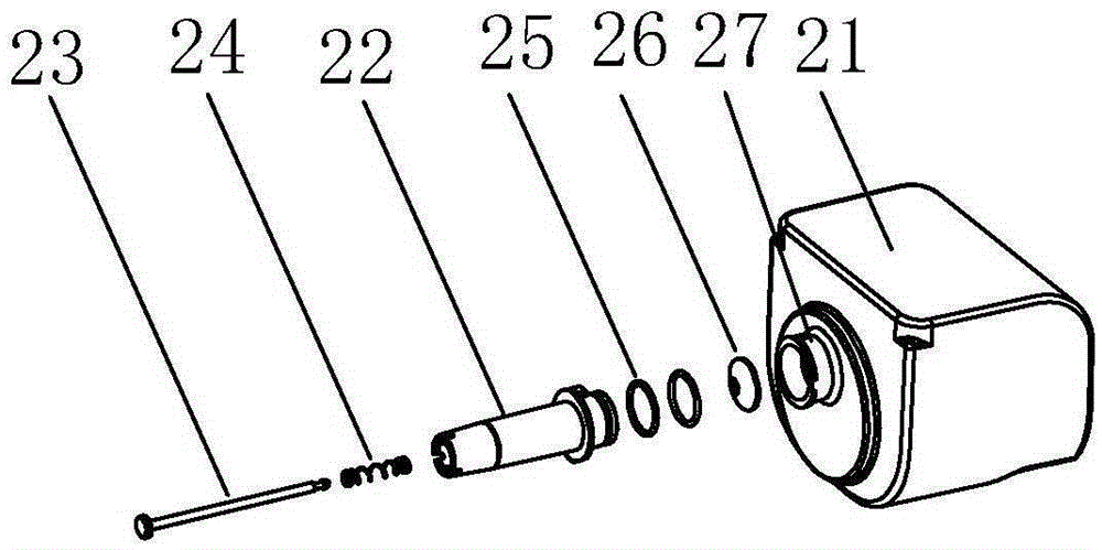 Cosmetic spraying machine with separated water tank