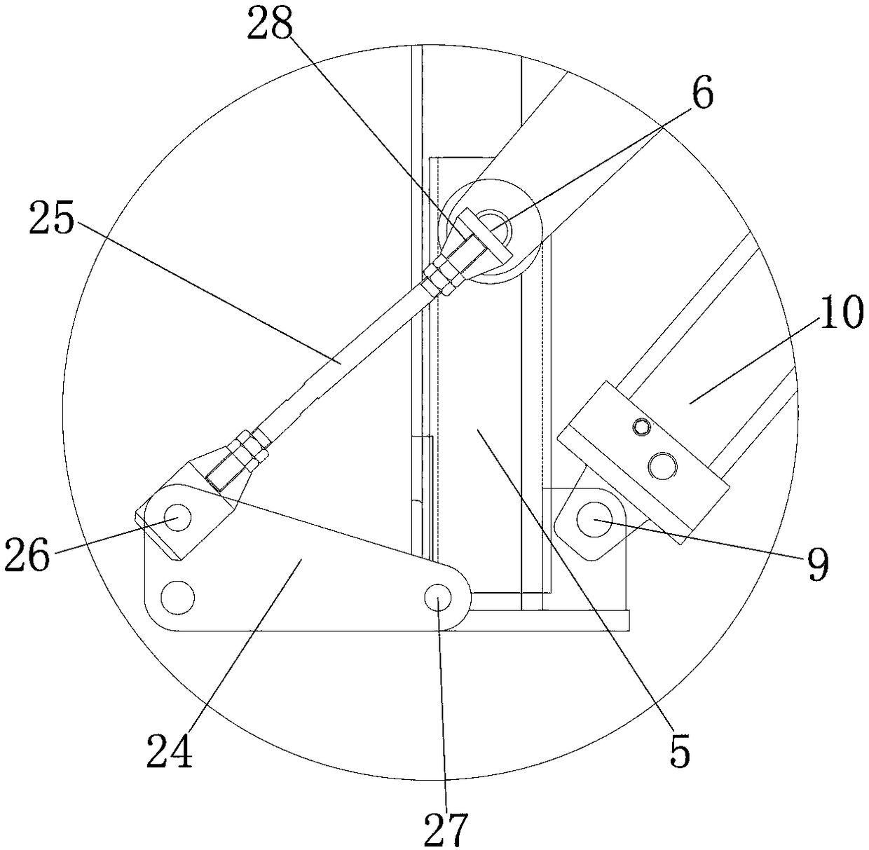 Portable new energy automobile stopping device