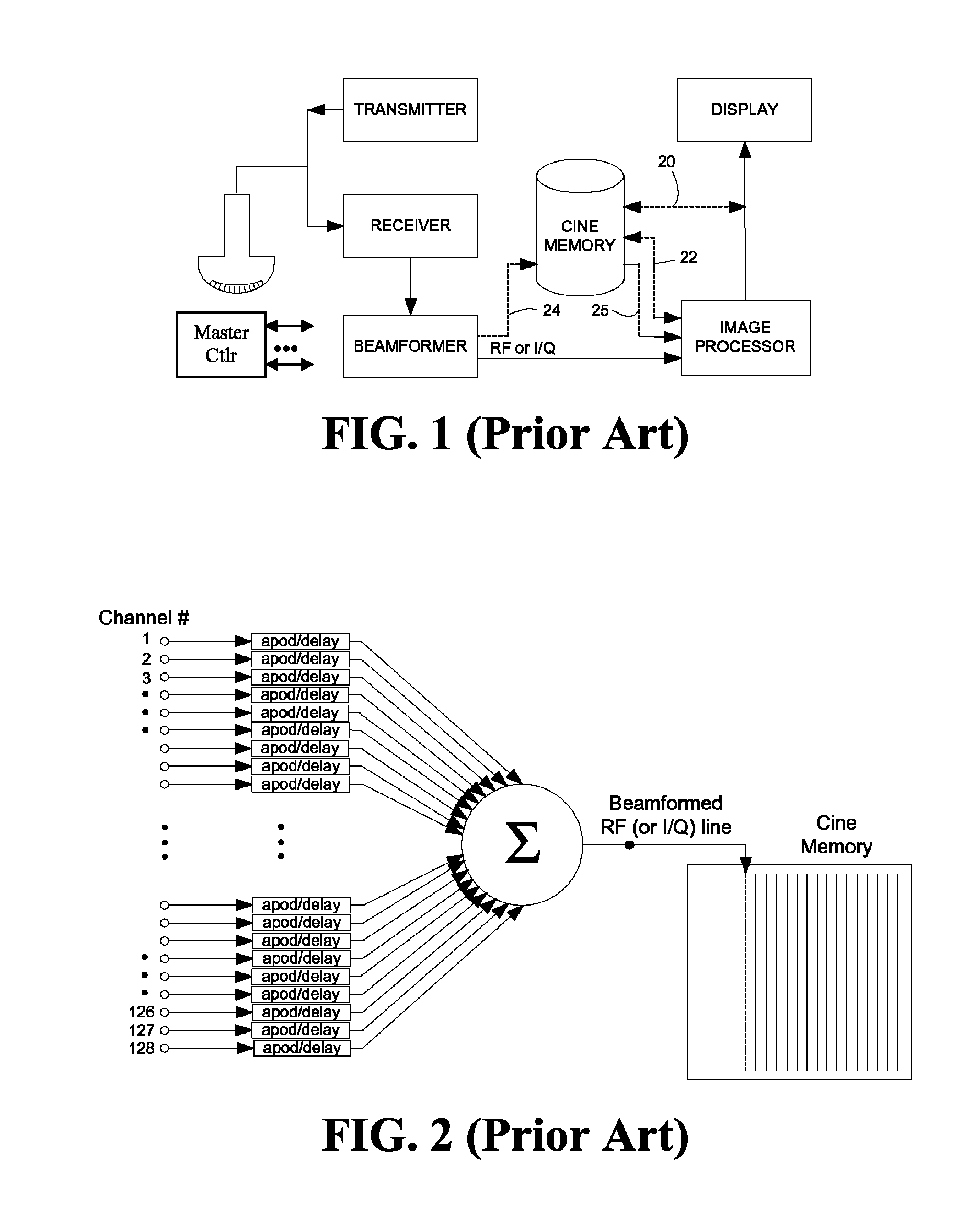 System and method for providing variable ultrasound array processing in a post-storage mode