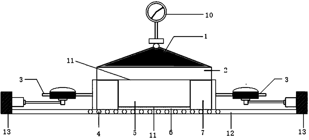 Tester for lateral expansibility of soft rock