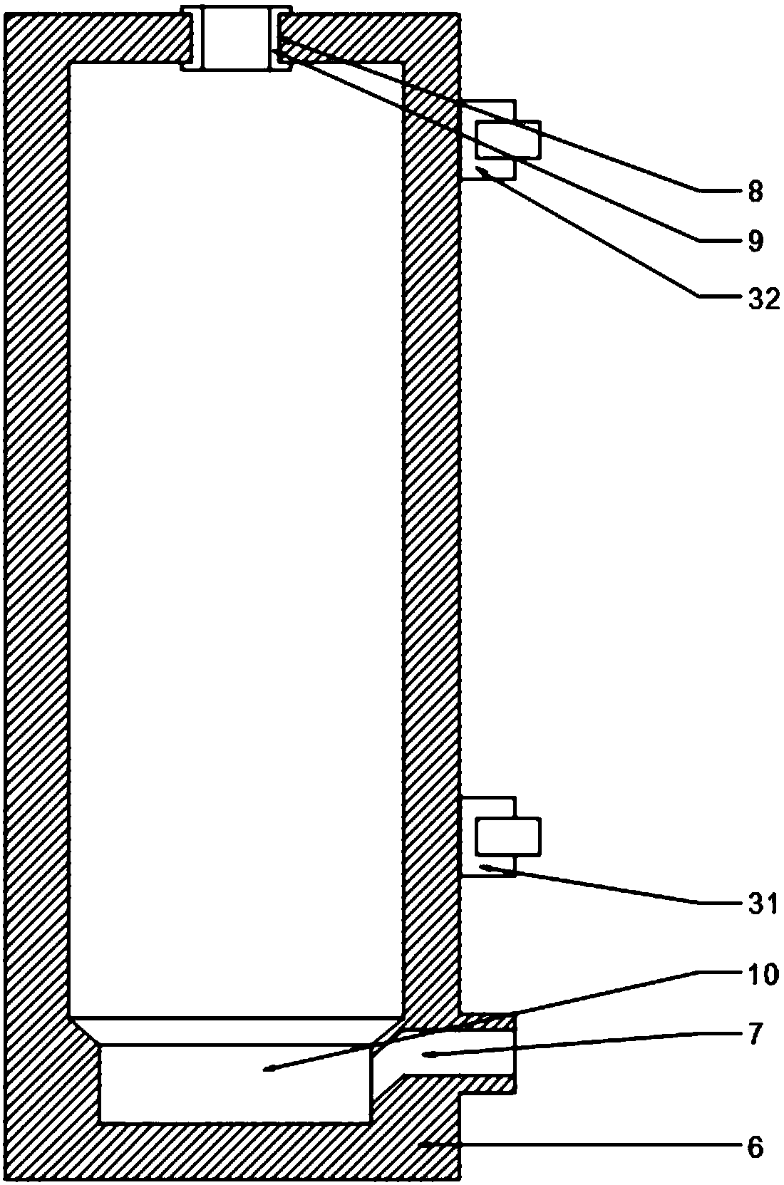 Hydraulic cylinder device capable of detecting whether temperature of hydraulic cylinder exceeds safe use threshold