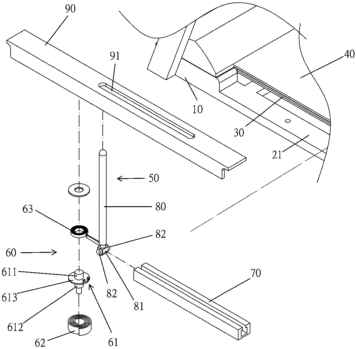 Treadmill with skiing simulation function