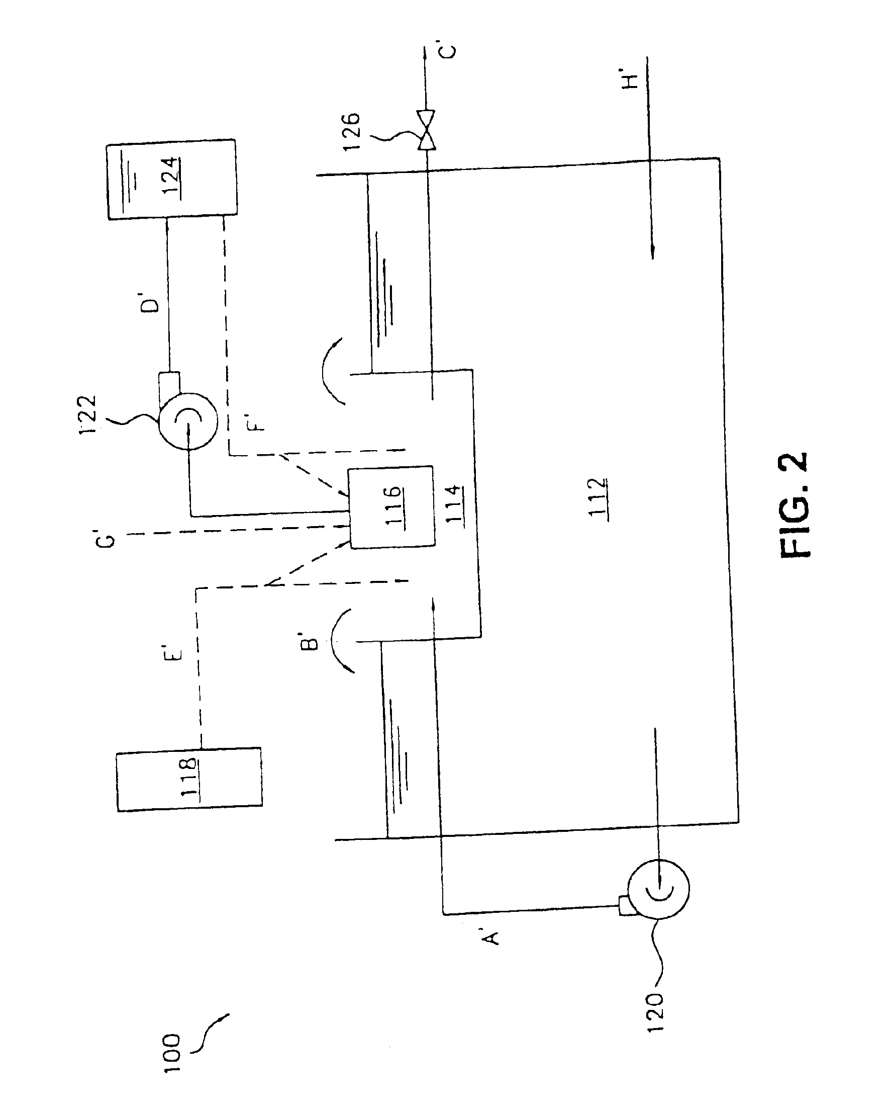 System and method for withdrawing permeate through a filter and for cleaning the filter in situ