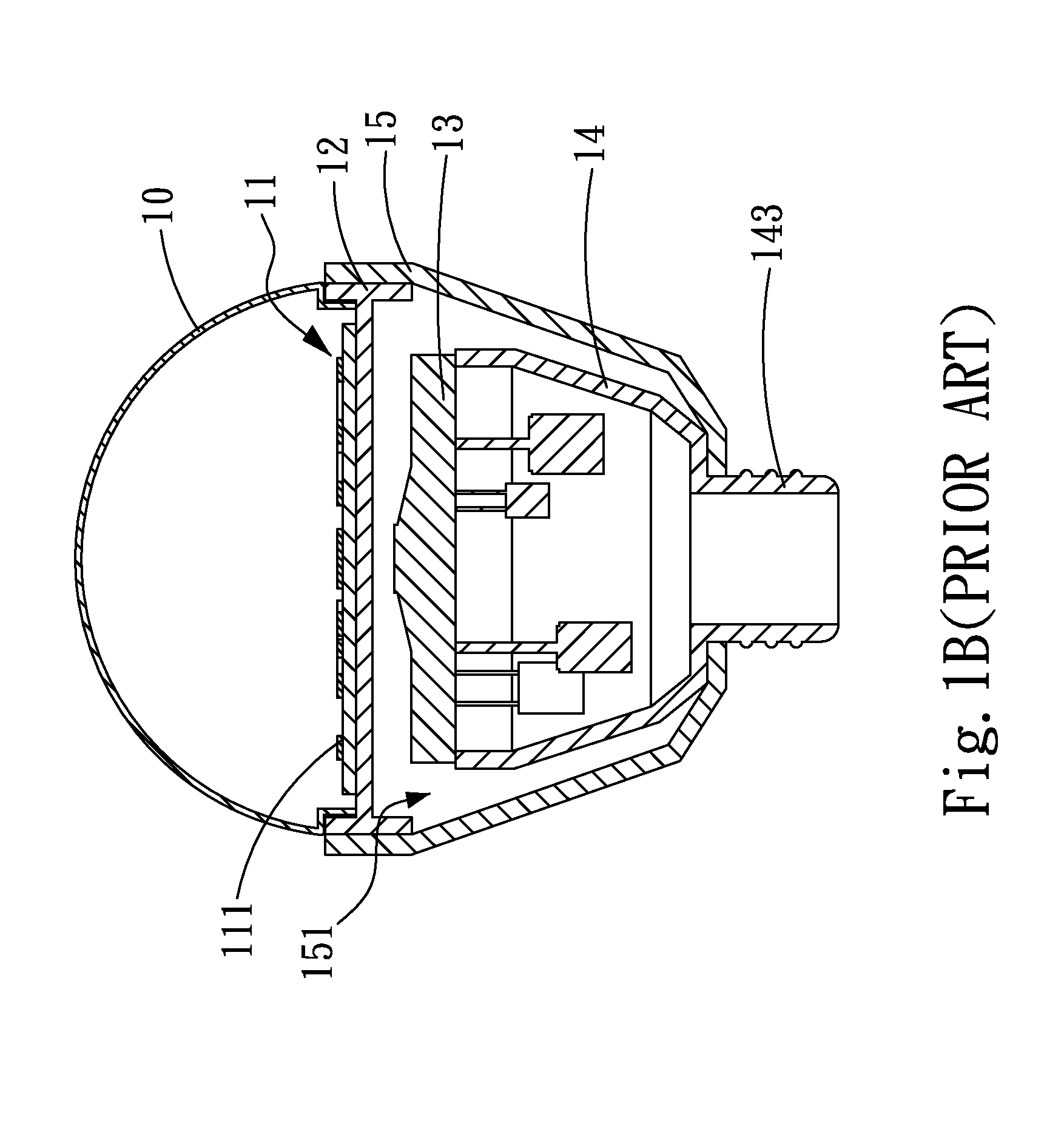 Heat dissipation unit for LED bulb