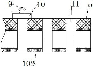 Multifunctional transport packaging frame for hollow glass