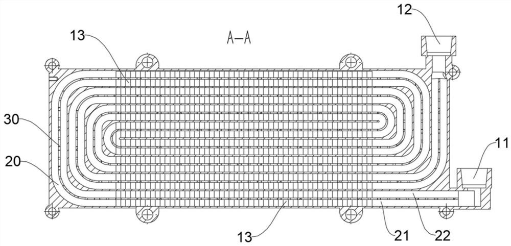 Heat exchange structure and semiconductor heat exchange device