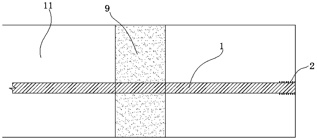 Gas tunnel system anchor rod and anchor rod detection safety construction method