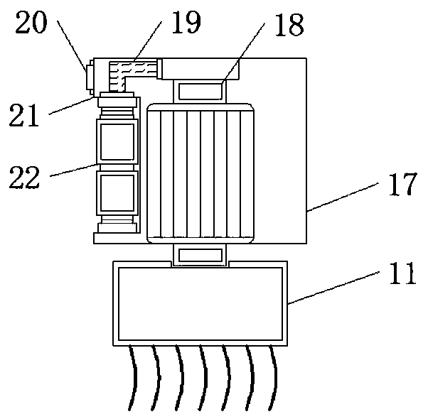 Cleaning device for steel rail flaw detector