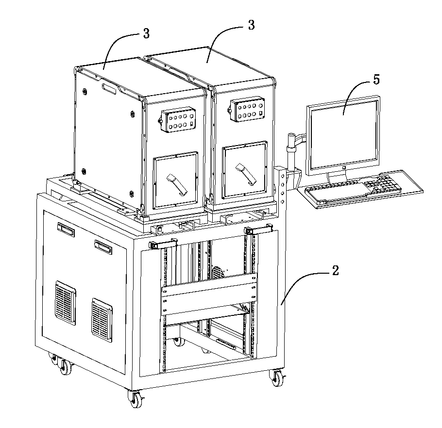 Testing system for mobile terminal and testing method thereof