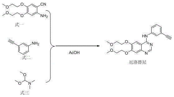 Method for preparing erlotinib