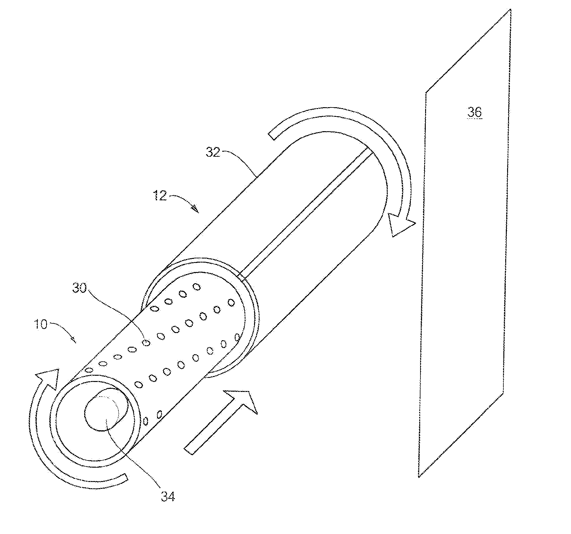 Concentric Dual Drum Raster Scanning Beam System and Method