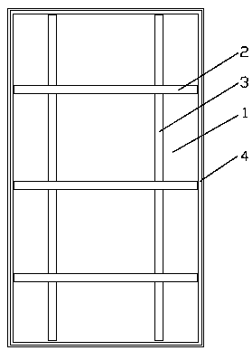 High-stability door of switch cabinet