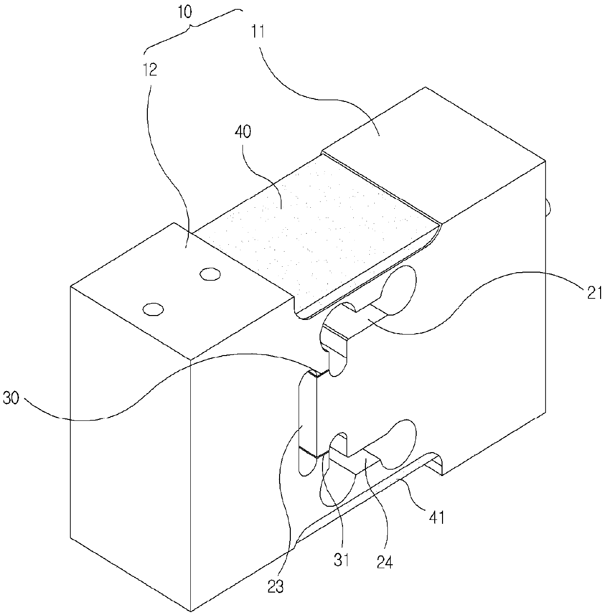 Pressure measuring element