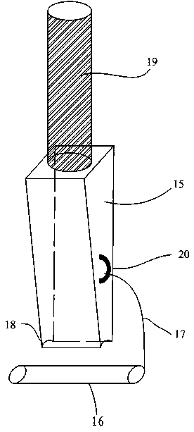 Pile shoe of drainage plate pile driver