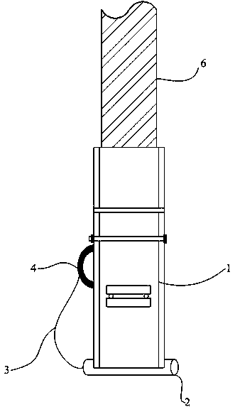 Pile shoe of drainage plate pile driver