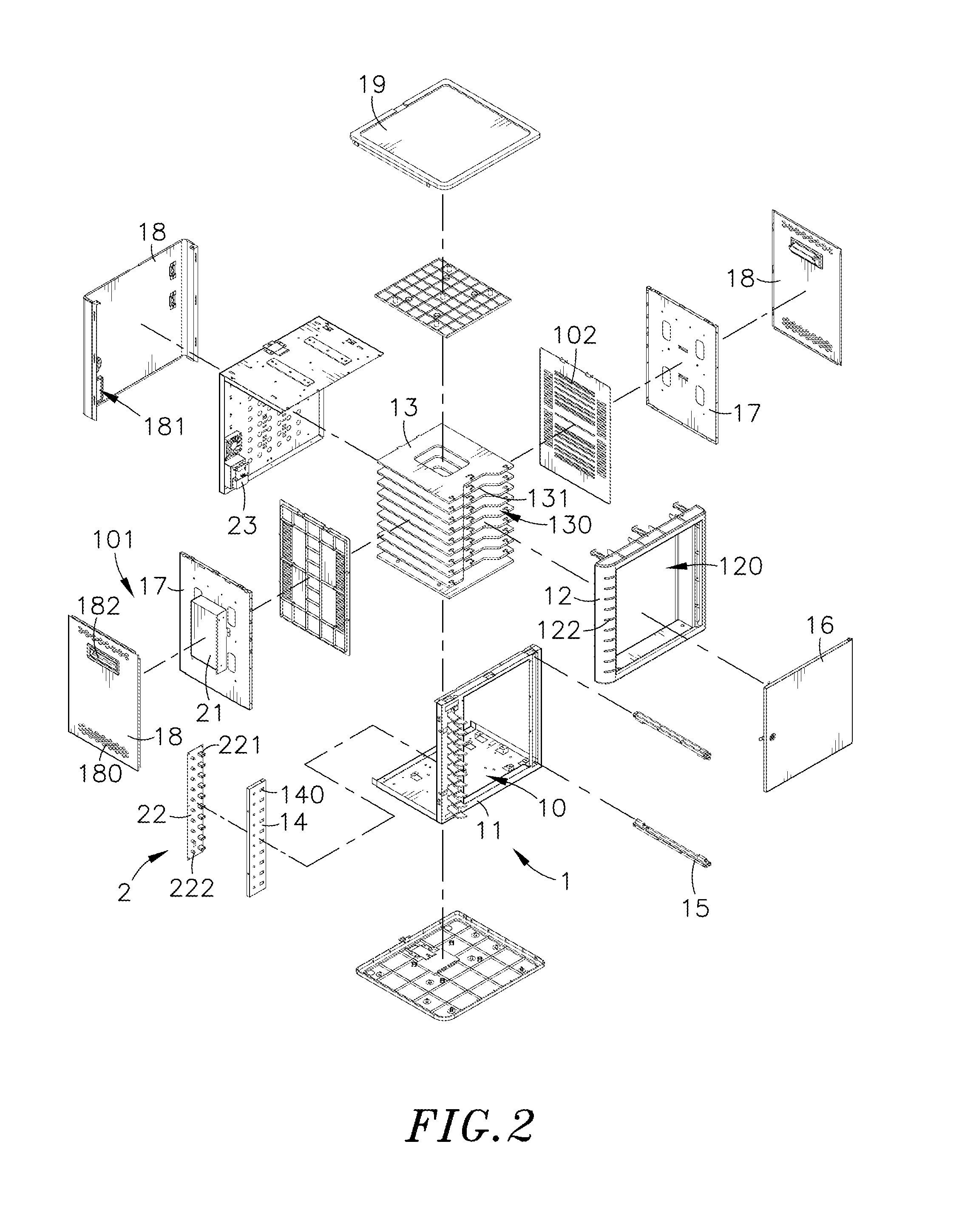 Desk storage device with power charging function