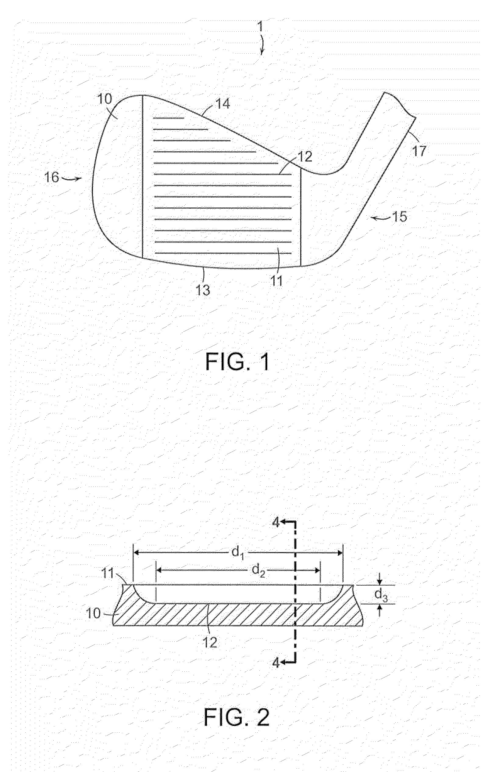 Golf club groove configuration