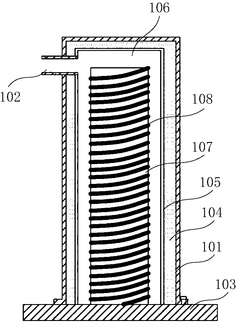 Apparatus used for hydrogen production through reforming of methanol-water