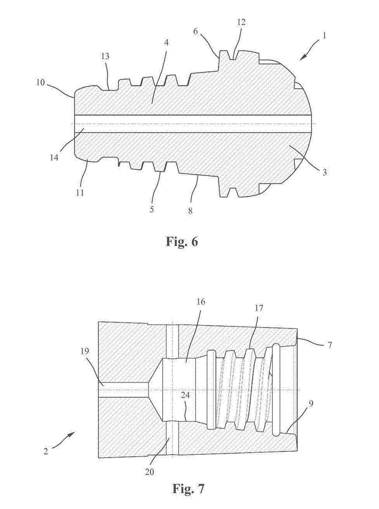 Screw-in tool and tool holder for such a screw-in tool