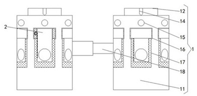 Filtering protection structure for ophthalmologic laser operation