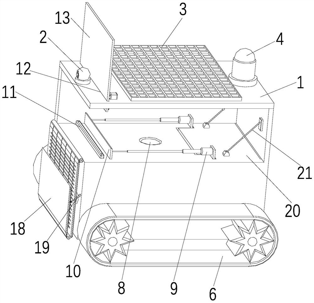 Monitoring robot for large and medium-sized farmlands and orchards