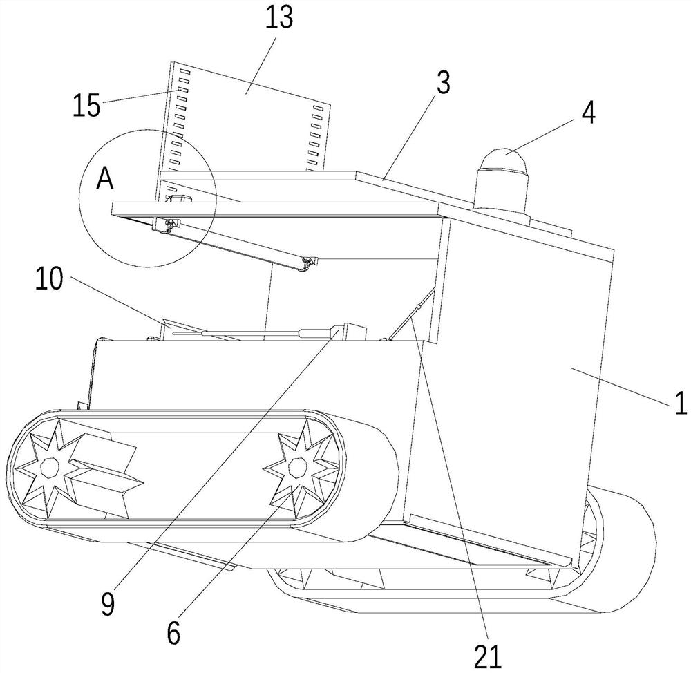 Monitoring robot for large and medium-sized farmlands and orchards