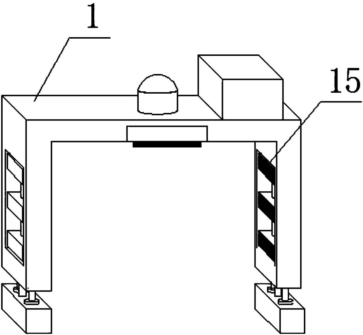 Screening device used after coal mining