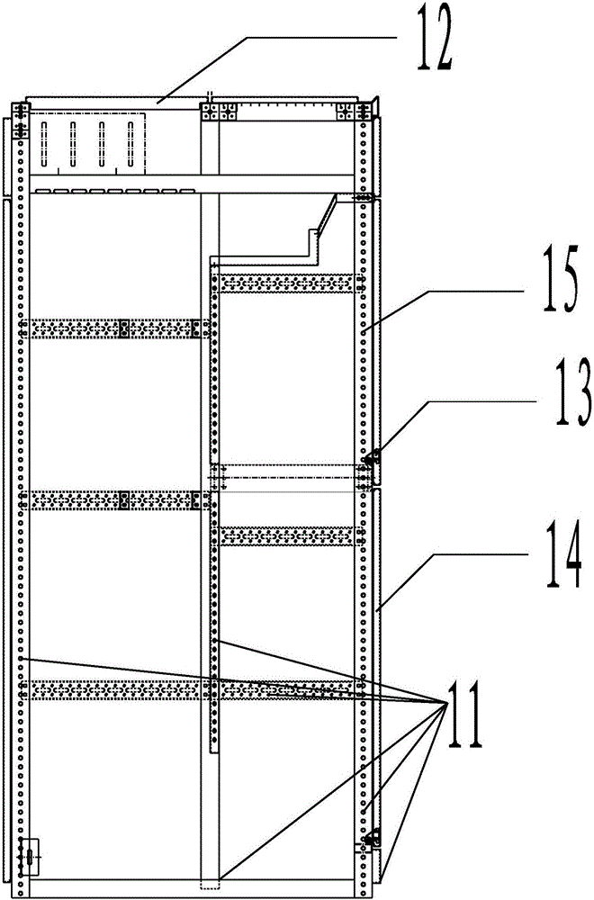 Novel power distribution cabinet body