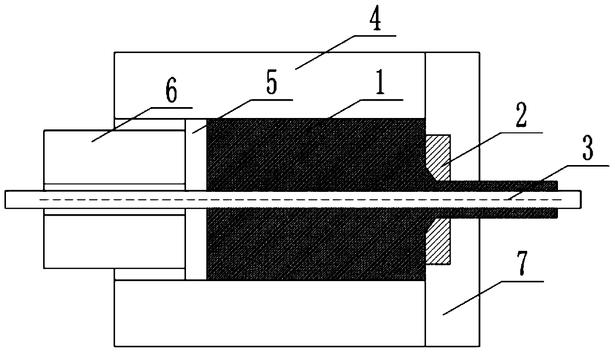 Method for manufacturing martensitic stainless steel continuous casting billet extruded seamless pipe